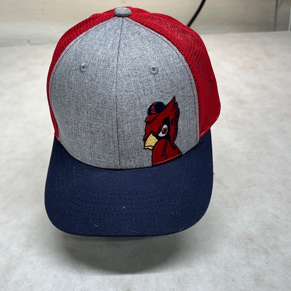 Cardinals Mascot Patch Baseball Cap Snapback Scott's‎ Credit Union Logo